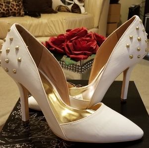 Liliana white high heels